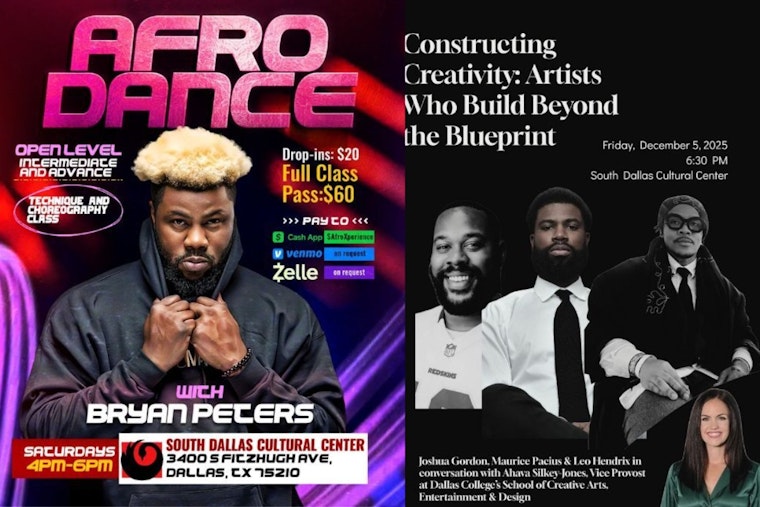 South Dallas Cultural Center Announces Exciting December Events Celebrating Art and Community