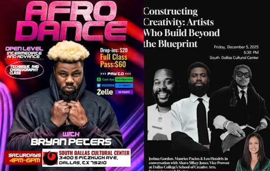 South Dallas Cultural Center Announces Exciting December Events Celebrating Art and Community