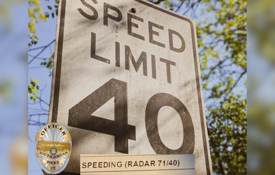 South Jordan Police Urge Drivers to Adhere to Speed Limits for Community Safety