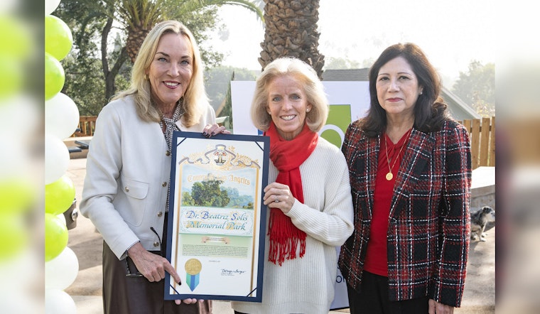 South Pasadena Honors Late Advocate with Dr. Beatriz Solis Memorial Park Unveiling