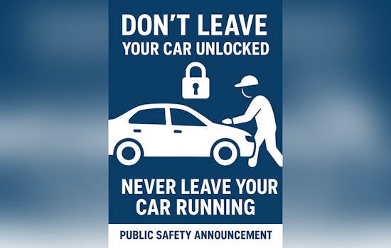 Speedway Police Warn of Surge in Vehicle Thefts and Break-Ins, Urge Residents to Take Precautions