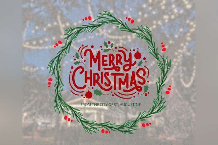 St. Augustine Announces City Office Closures and Free Holiday Parking with a Reminder to Check for Exceptions