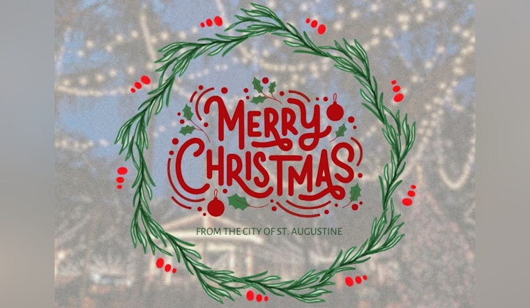 St. Augustine Announces City Office Closures and Free Holiday Parking with a Reminder to Check for Exceptions