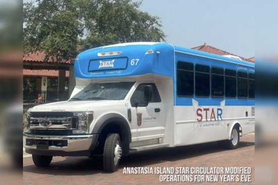 St. Augustine Updates STAR Circulator Service for New Year’s Eve with Complimentary Shuttles to Beach