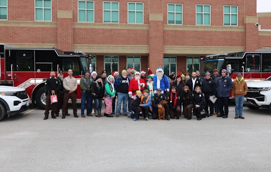 St. Charles First Responders Partner with Local Groups to Bring Festive Cheer to Over 50 Children