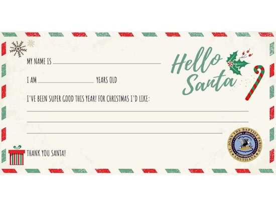 St. John the Baptist Parish Invites Residents to Mail Letters to Santa at Local Courthouses