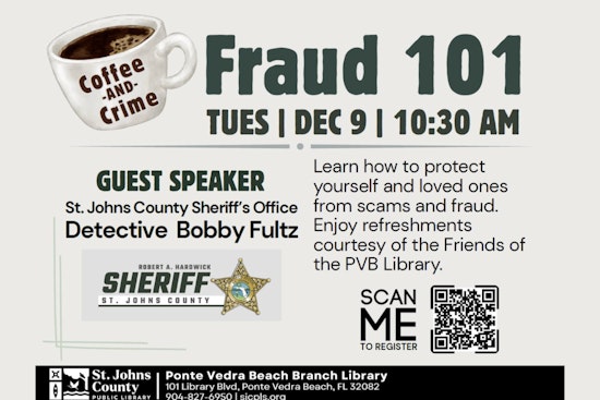 St. Johns County Sheriff's Office Hosts "Coffee & Crime" Educational Session on Scam Prevention in Ponte Vedra Beach