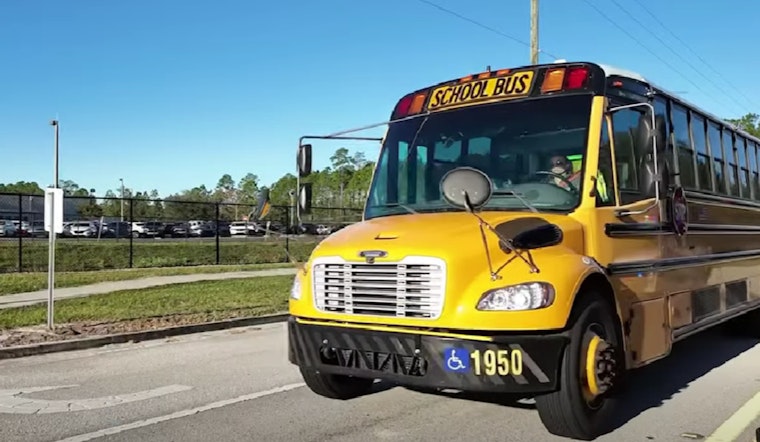 St. Johns County Sheriff's Office Urges Drivers to Observe School Bus Safety Rules