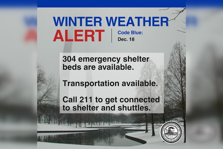 St. Louis Activates Emergency Shelters for Frigid Night, Offers Transport and Support Services