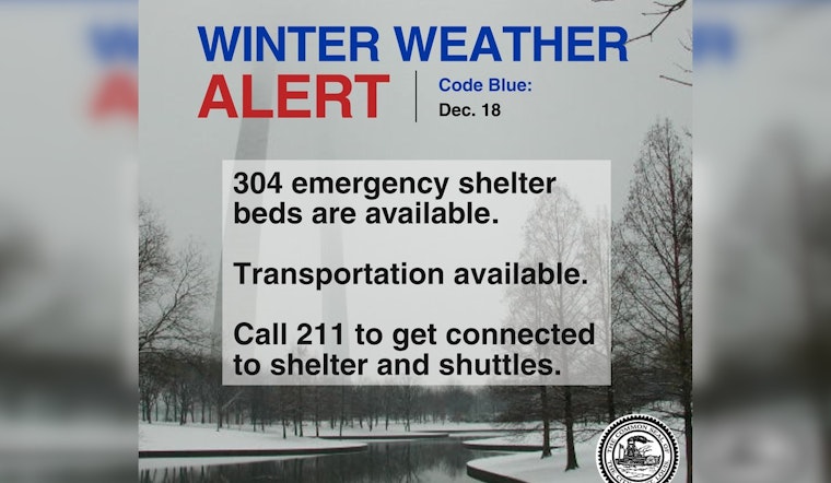 St. Louis Activates Emergency Shelters for Frigid Night, Offers Transport and Support Services