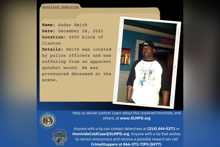 St. Louis Police Renew Call for Clues in Unsolved Case of Andar Smith's 2021 Killing