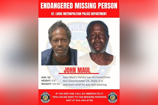 St. Louis Police Seek Public's Help in Search for Missing Man John Maul Since October 24