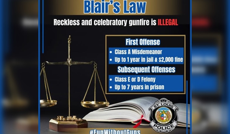 St. Louis Police Warn Against Celebratory Gunfire, Promote #funwithoutguns for New Year's Eve Safety
