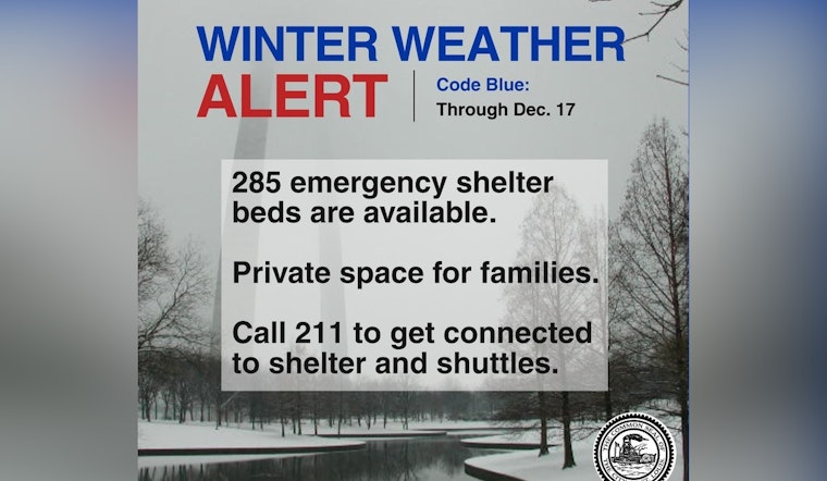 St. Louis Ramps Up Emergency Shelters and Snow Preparations Ahead of Winter Weather