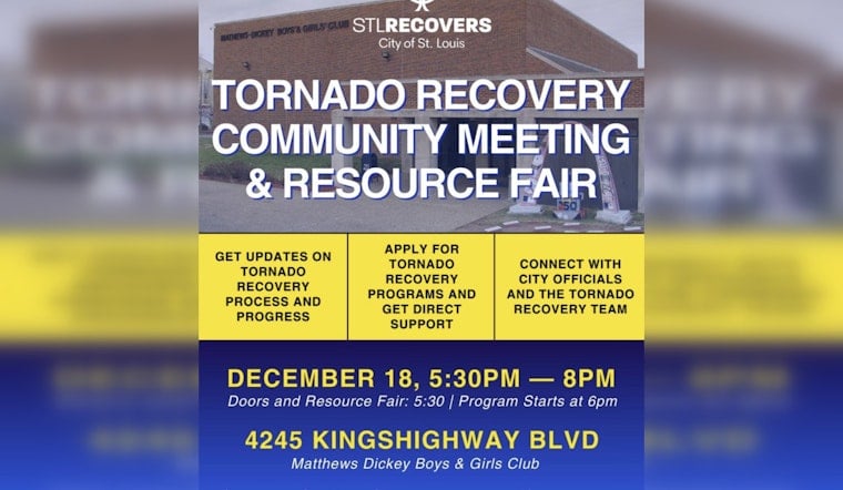 St. Louis Unites for Tornado Recovery at STL Recovers Community Meeting and Resource Fair