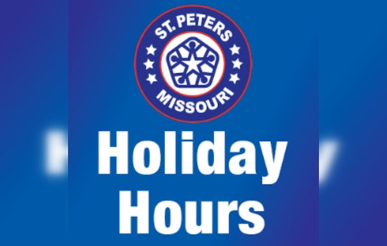 St. Peters Announces Holiday Schedule, City Services to Alter Hours for New Year's Day