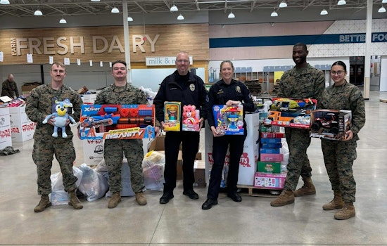 St. Peters Police Department Embraces Giving Spirit, Raises Over $1,600 for Toys for Tots