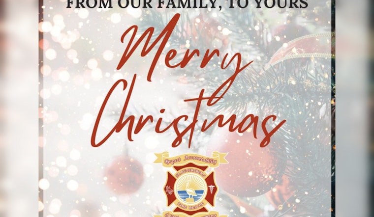 St. Petersburg Fire Rescue Salutes First Responders in Heartfelt Christmas Message