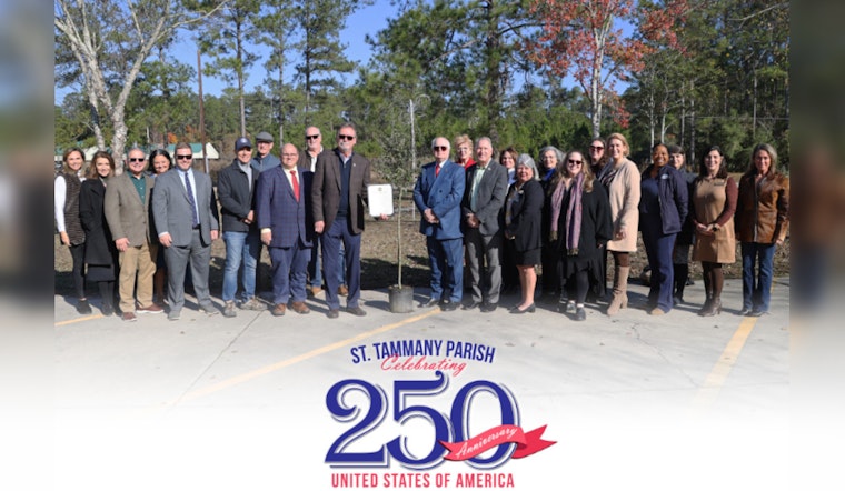 St. Tammany Parish Plants Louisiana's First 'Liberty Tree' in Honor of America's 250th Anniversary