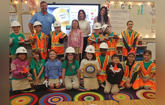 St. Tammany Parish Public Works Director Engages with Magnolia Trace Elementary Ambassadors to Instill Civic Awareness