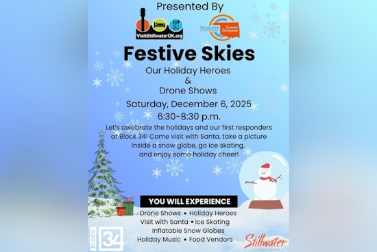Stillwater Set to Sparkle with Dual Drone Shows and Holiday Festivities at Block 34 Tonight