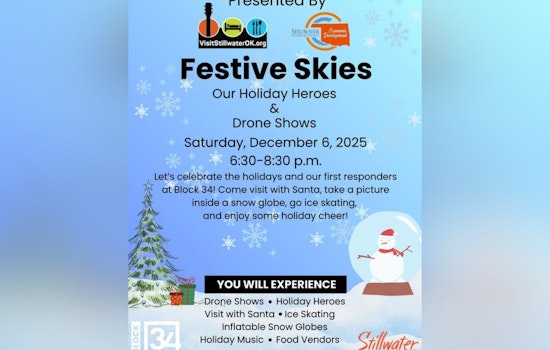 Stillwater Set to Sparkle with Dual Drone Shows and Holiday Festivities at Block 34 Tonight