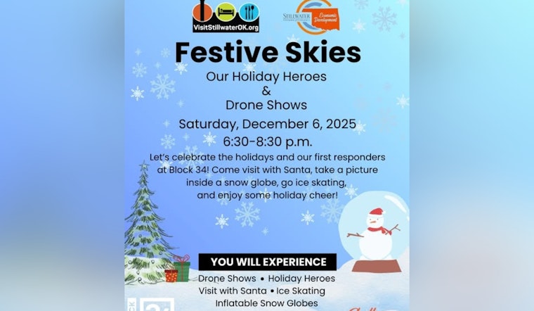 Stillwater Set to Sparkle with Dual Drone Shows and Holiday Festivities at Block 34 Tonight