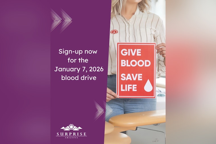 Surprise Community Invited to Vitalant Blood Drive at City Hall, Free WM Phoenix Open Admission for Donors