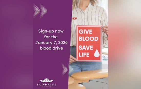 Surprise Community Invited to Vitalant Blood Drive at City Hall, Free WM Phoenix Open Admission for Donors