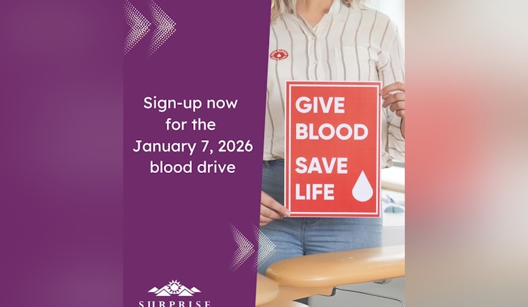 Surprise Community Invited to Vitalant Blood Drive at City Hall, Free WM Phoenix Open Admission for Donors