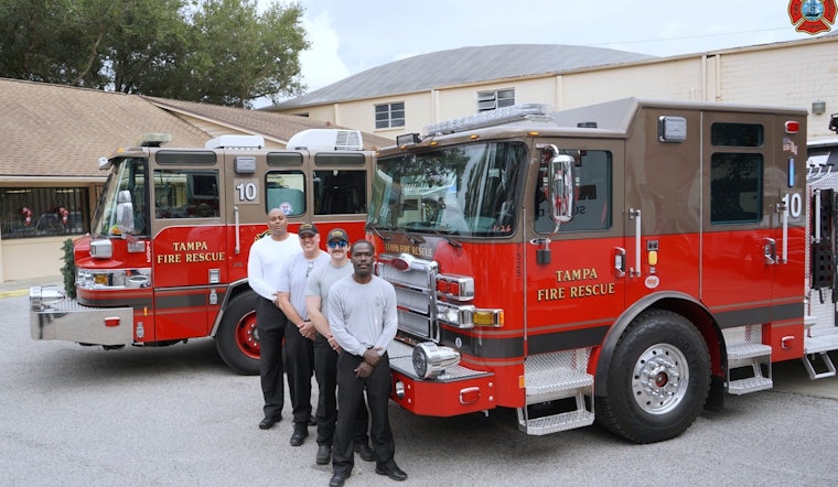 Tampa Boosts Firefighting Force with Advanced Pierce Saber Engines at Engine 10 and Engine 21