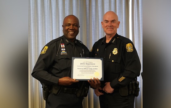 Tampa Police Department Celebrates Reserve Officer Craig Jorden as Community Policing Officer of the Month