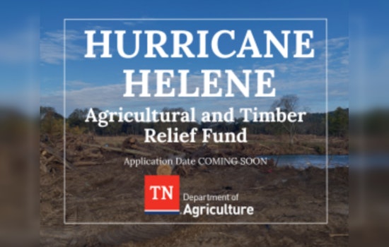 Tennessee Department of Agriculture to Distribute Federal Grants to Farmers and Forest Landowners Affected by Hurricane Helene