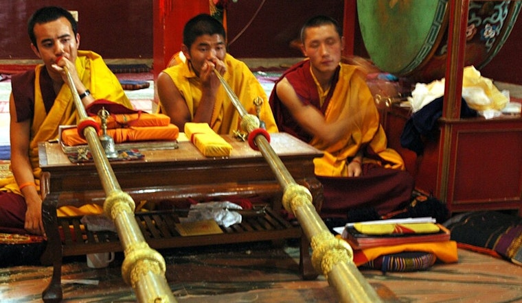Tibetan Monks Sweep Away 4-Day Sand Masterpiece In Carlsbad Farewell