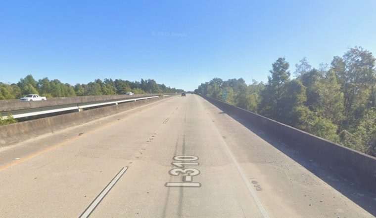 Traffic Delays on I-310 North in St. Charles Parish Following Crash, All Lanes Now Reopened