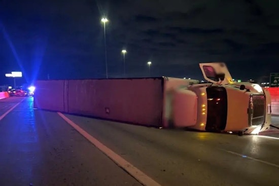 Traffic Snarled on I-15 in Salt Lake City After Semi-Truck Rollover Involving Multiple Vehicles