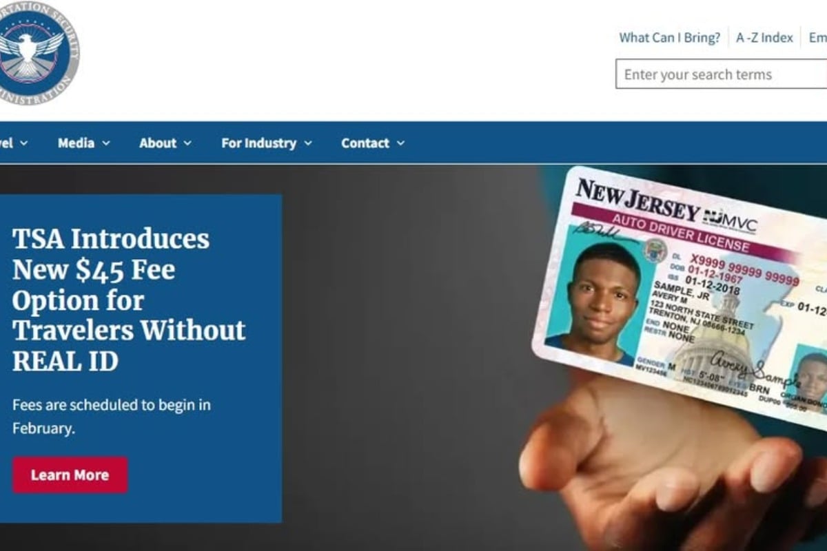 TSA to Charge 45 Fee for Travelers Without Real ID, Urging Flyers to