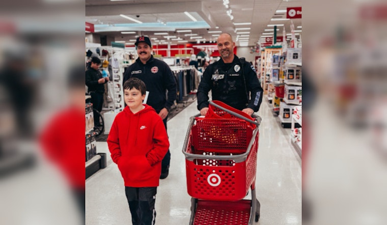 Tukwila Officers Spread Cheer with Local Students During 'Shop With A Cop' Holiday Event