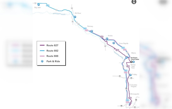 Twin Cities Metro Area to Boost Bus Services as Northstar Rail Reaches Final Stop