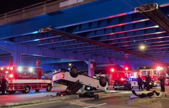 Two Injured in Early Morning Rollover Crash on South Van Ness Avenue in San Francisco