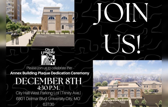 University City Invites Residents to Plaque Dedication Honoring Annex/Trinity Renovation Project