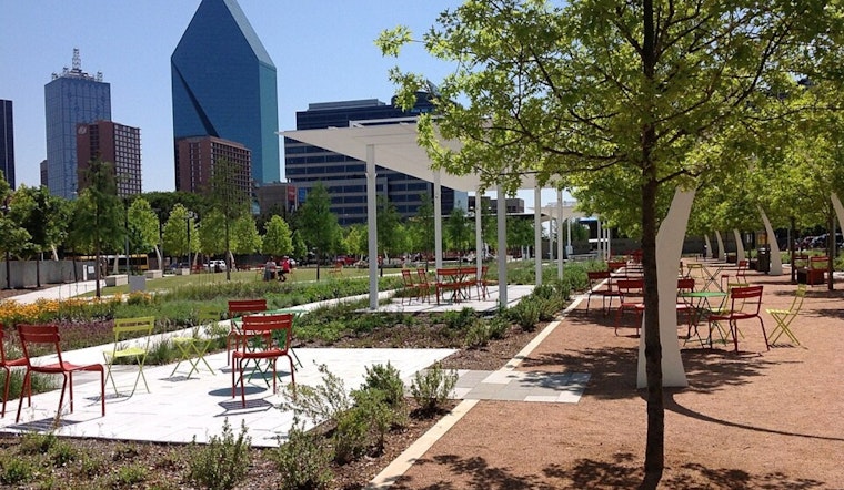 Unseasonably Warm Christmas Draws Crowds to Klyde Warren Park in Dallas
