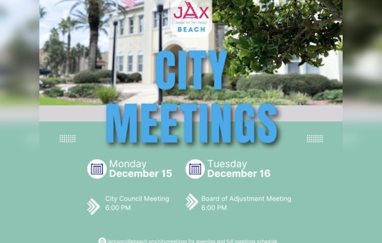 Upcoming City Meetings to Shape the Future of Jacksonville Beach Governance