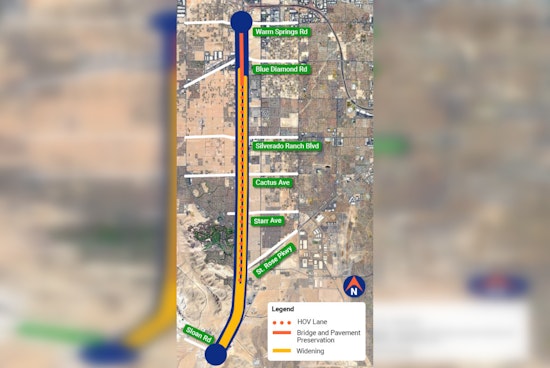 Upcoming I-15 Closures in Nevada as NDOT Announces Lane and Ramp Restrictions for Widening Project