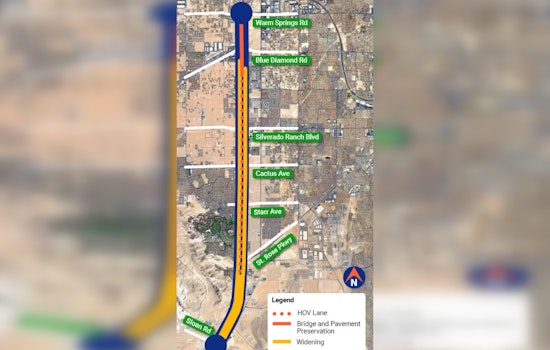 Upcoming I-15 Closures in Nevada as NDOT Announces Lane and Ramp Restrictions for Widening Project