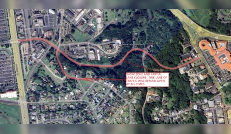 Upcoming Lane Closures on Haleko Road and Pua Loke Street in Kauai to Cause Minor Delays