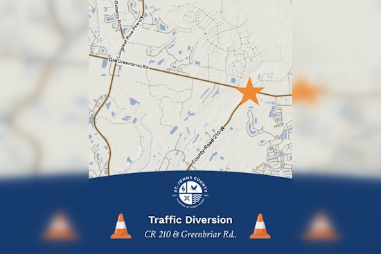 Upcoming Roadway Changes in St. Johns County as Commuters Adjust to New Traffic Pattern at CR 210 and Greenbriar Road