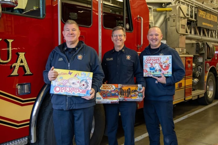Upper Arlington Fire Division Partners with Firefighters 4 Kids for Holiday Toy Drive on December 13