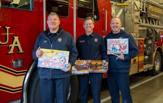 Upper Arlington Fire Division Partners with Firefighters 4 Kids for Holiday Toy Drive on December 13