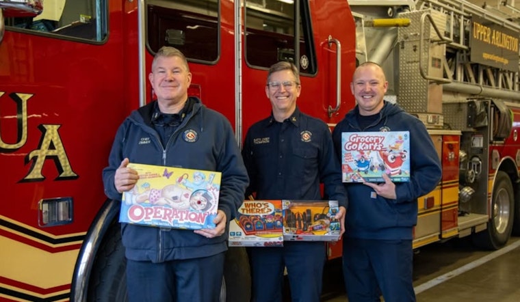 Upper Arlington Fire Division Partners with Firefighters 4 Kids for Holiday Toy Drive on December 13
